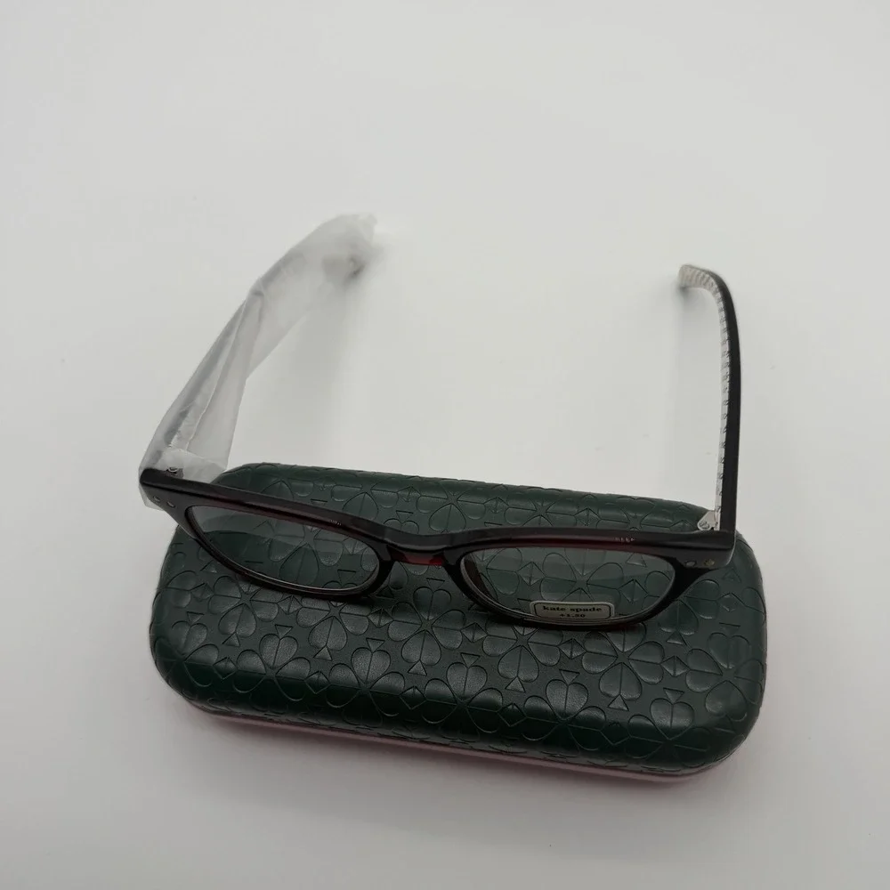 Kate Spade New York Glasses Red Black Ombrae Rebecca2 140 +1.50 PD62